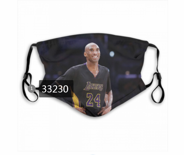 2021 NBA Los Angeles Lakers #24 kobe bryant 33230 Dust mask with filter